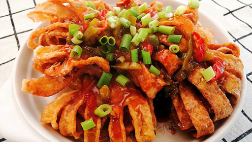 老北京宫廷菜-炸佛手,颜值高又美味,做法简单,学会过年露一手