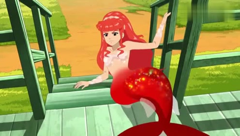 碰到水就变成美人鱼?少女们对此很烦恼!