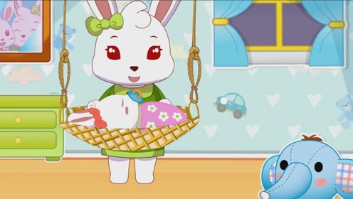 《兔小贝儿歌》兔妈妈唱着摇篮曲,哄兔小蛋入睡