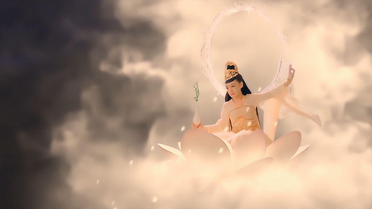 细数10位演过观音菩萨的女明星,最后一位遇到路人对她磕头跪拜.