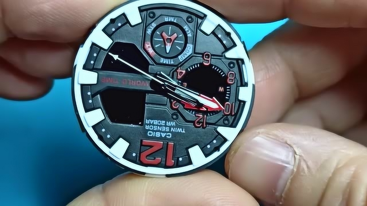 拆解一个山寨卡西欧仿品机芯