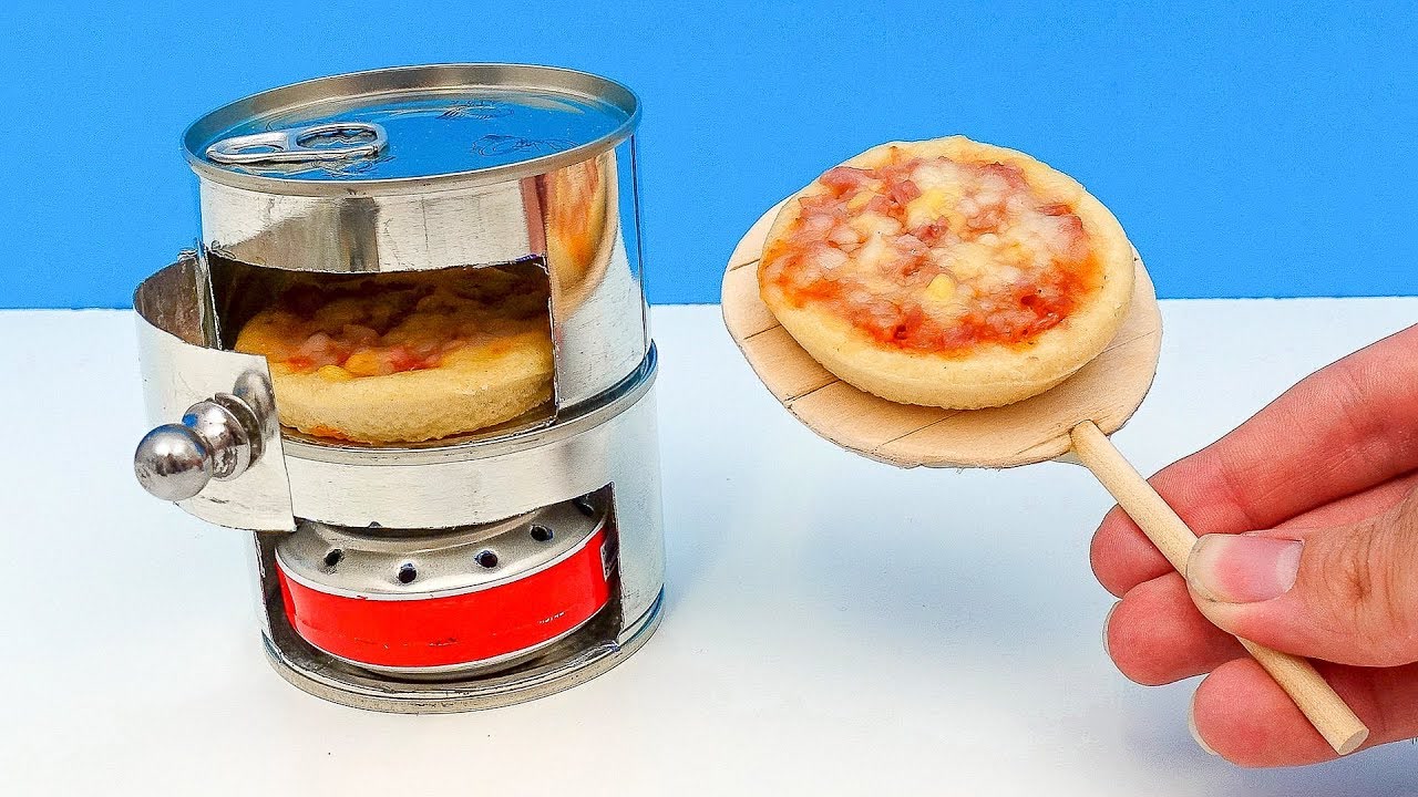老外脑洞大开,用废弃的易拉罐做成烤炉,网友:想吃披萨!