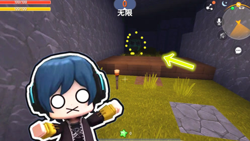 迷你世界:恐怖之森,找到金钥匙方可出门,涓涓却被鬼追着跑!