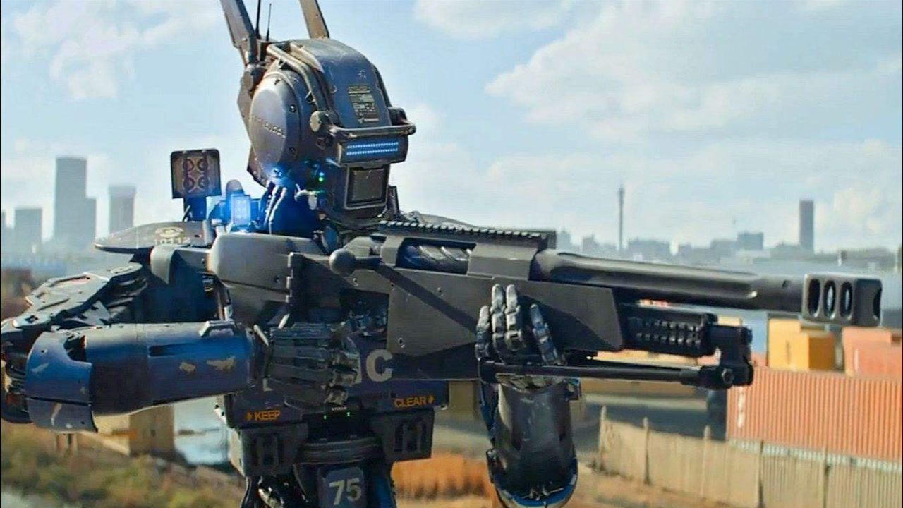 4分钟科幻片:全能机器人,会冲锋,会跳舞,还会叫爸爸(上)