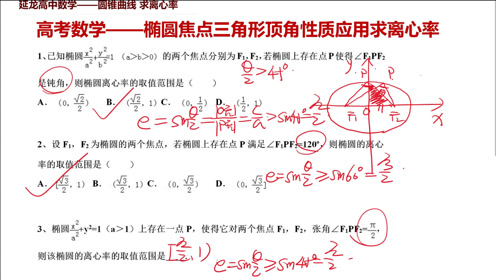 椭圆的几大性质 腾讯视频