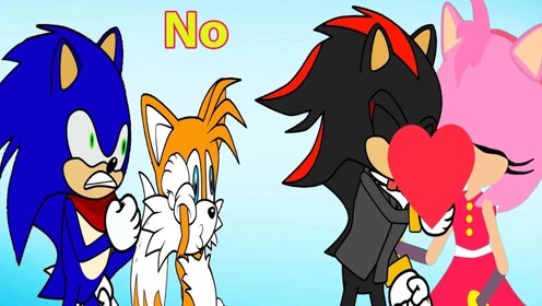 艾米跟着刺猬夏特跑了,索尼克着急坏了 #童趣一夏