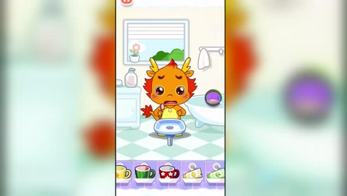 趣味小游戏:小伴龙刷牙牙了,选牙刷牙膏啦