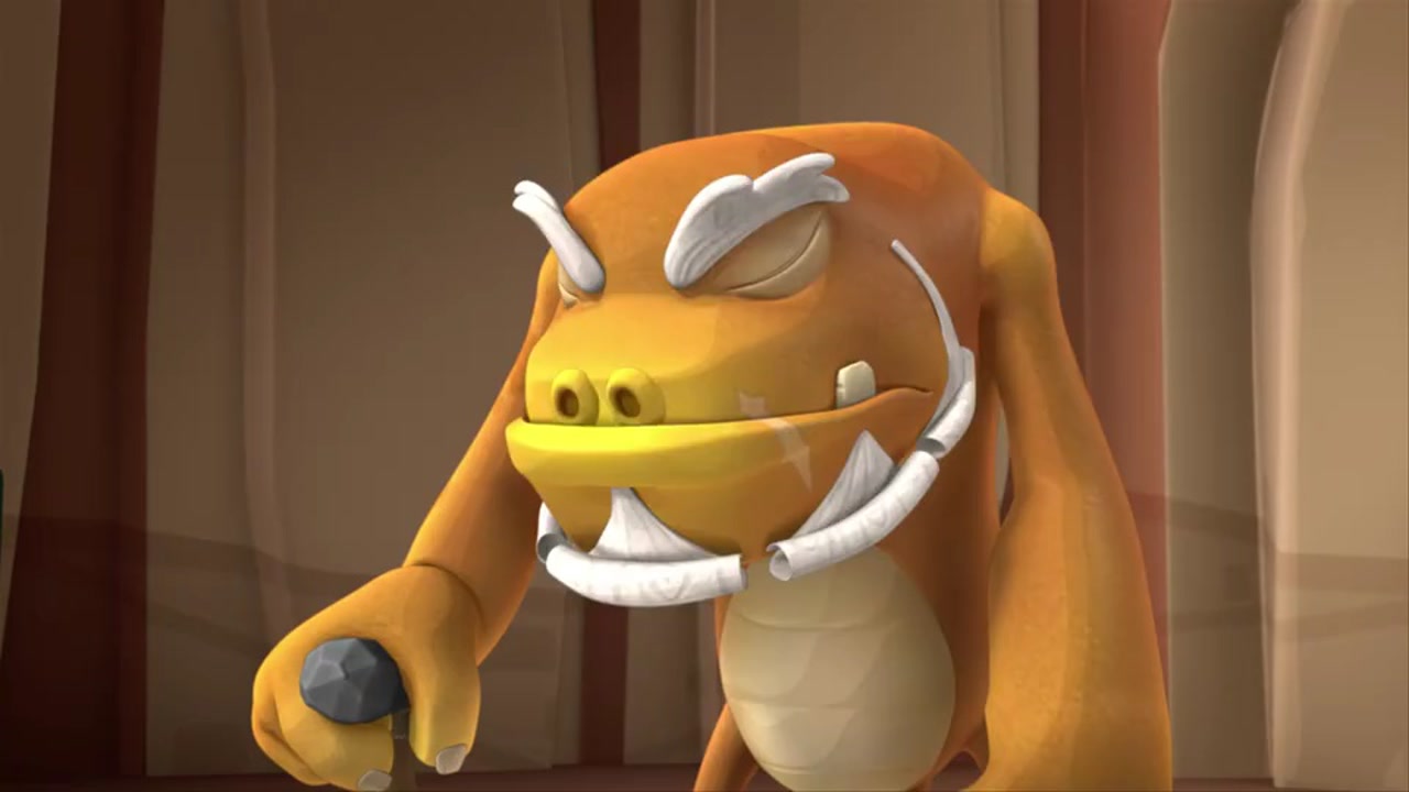 大力变成远古食蛋兽,不仅力气变大了,竟然还六亲不认了