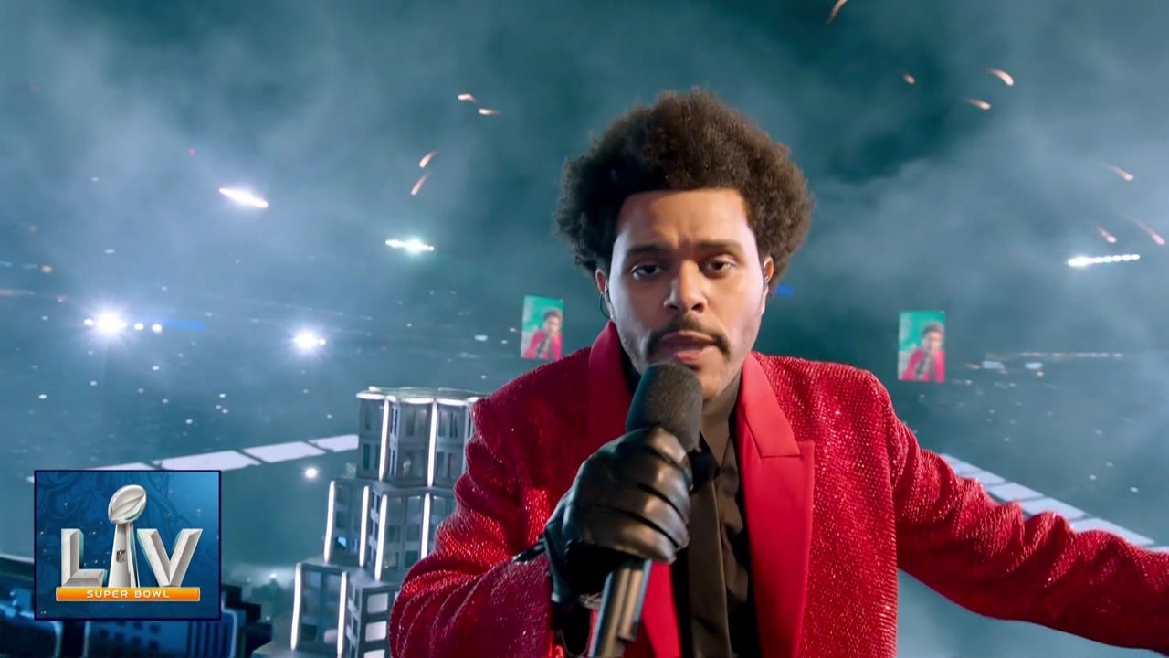 超级碗中场秀the weekend完整版 热单串烧舞台燃炸