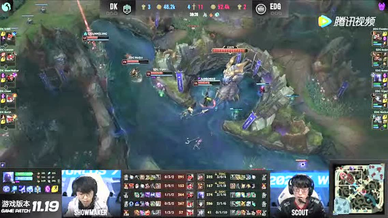 Viper不许许秀秀！EDG完美龙团团灭DK双龙会