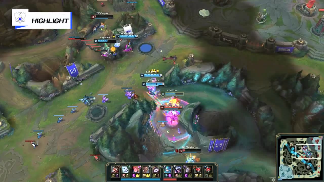 【高光时刻】DK vs EDG 第4局
