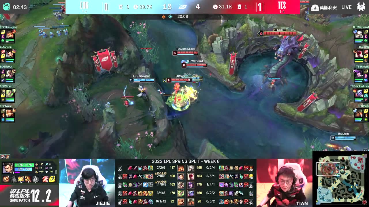 TES vs EDG
