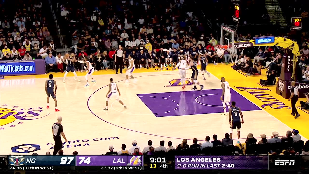 【球星】麦科勒姆vs湖人集锦 全场22+5+8 得分予取予求撕裂防守