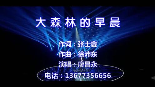 大森林的早晨(廖昌永)dvd双音轨