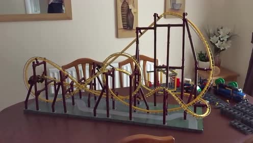 这过山车模型秒杀方特火流星一百倍,真造出来谁敢玩啊