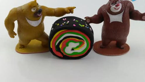 彩泥日式彩虹寿司熊出没