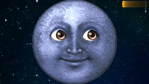 罕见的黑色星期5晚上的月亮会笑!