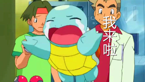 神奇宝贝:这只杰尼龟真不一般,就算是哭也会找个好地方