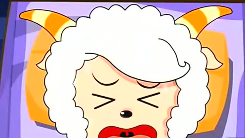 喜羊羊与灰太狼:慢羊羊的妈妈太胖了,这么大的锅都装不下她