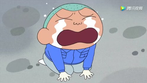 正男哭了,被大猩猩抱起来安慰