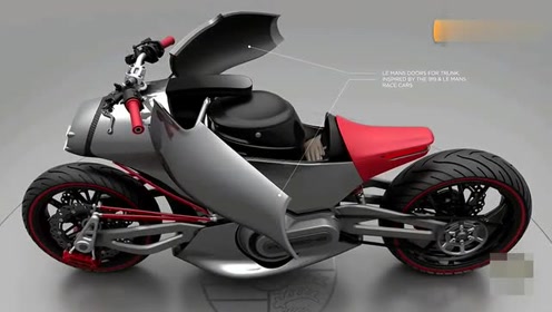 全球只有一辆的保时捷摩托车,时速可达400公里