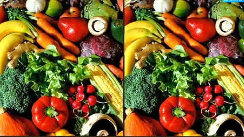 益智小游戏:帮我找一下这两幅水果图哪里不同吧