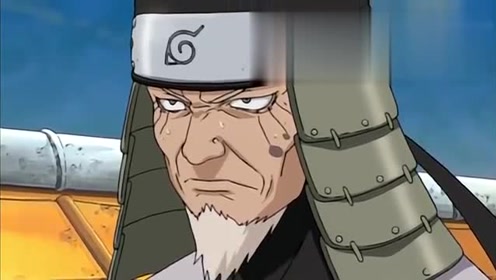 被大蛇丸用秽土转生之术出的初代二代火影,一出场就和三代打招呼