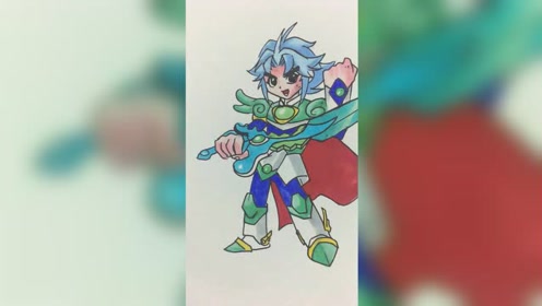 神兵小将南宫问天简笔画,多少人看过的举个手