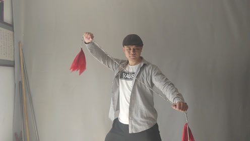 复杂的九节鞭舞花动作,是你没找对方法,所以才没学会