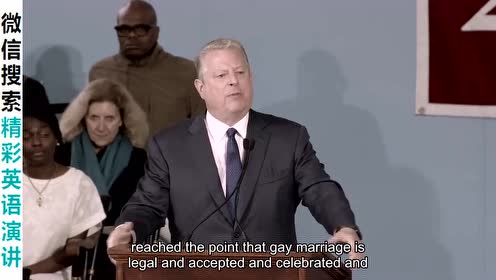 Al Gore addresses Harvard 2019