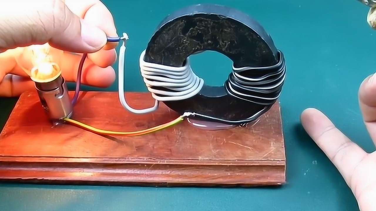 磁铁发电制作方法图解图片