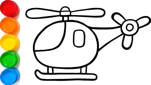 儿童简笔易画:教宝宝轻松画飞机,也太可爱了