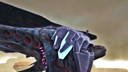 沙漠泰坦驯服!装上泰克装的巨兽有点帅,方舟