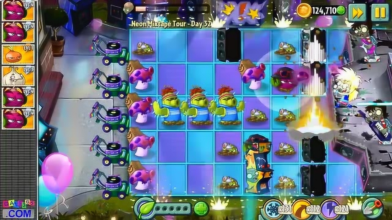 植物大战僵尸:孢子菇战胜摇滚僵尸博士