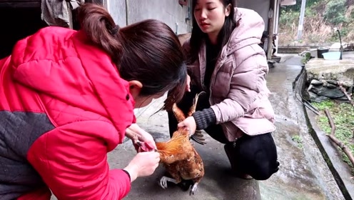 猪肉32块一斤太贵,农村姑娘杀鸡吃,理由太出乎意料了