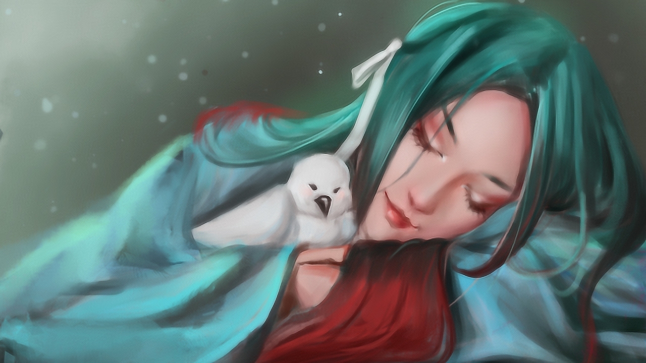 动漫绘x非人哉x精卫:今天不填海,做一个安静的睡美人