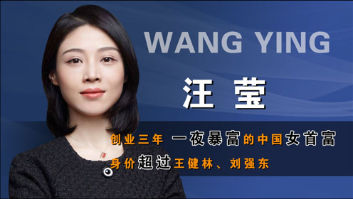 汪莹:3年创业,一夜暴富的中国女首富,身价超王健林,刘强东
