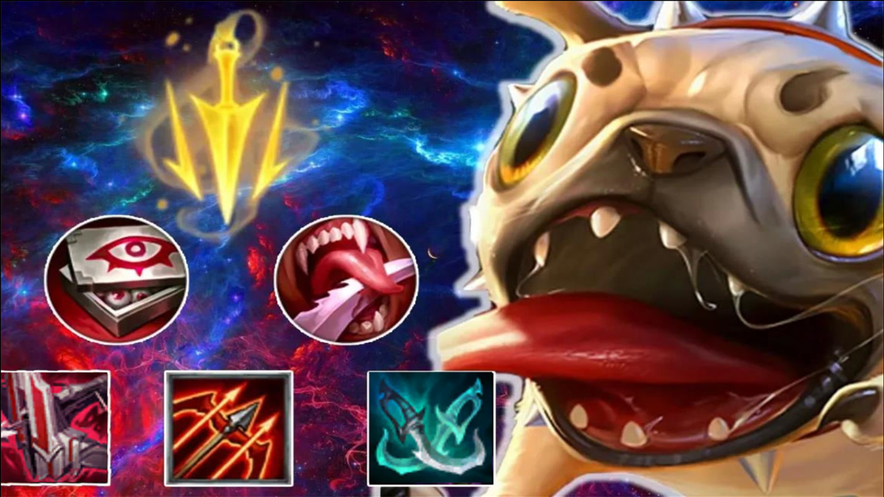 英雄联盟脚本级走位 ,大嘴深渊巨口 克格莫,4k画质踩点走a