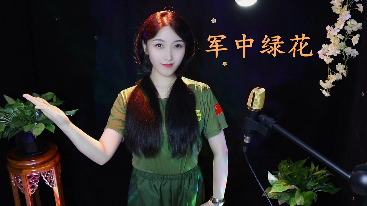 深情演唱《军中绿花》,献给最可爱的人,向伟大的人民子弟兵致敬