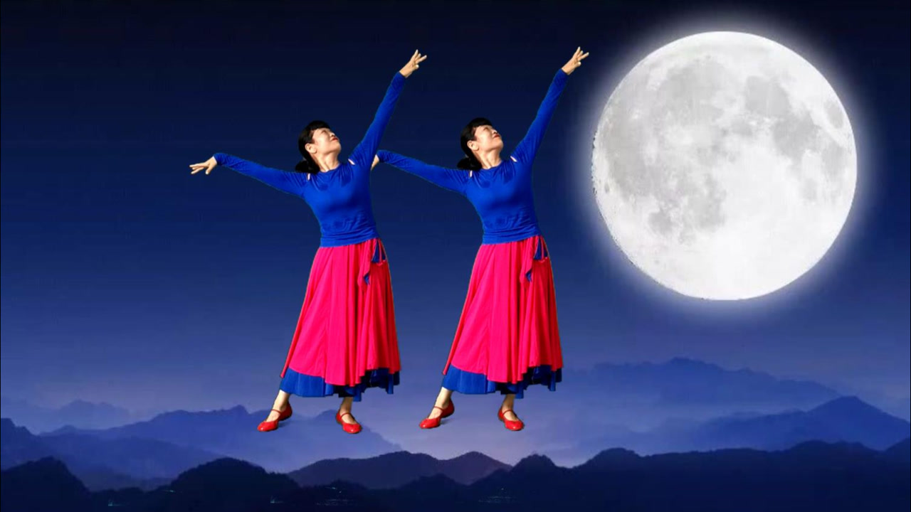 零基础三步舞《月亮女神》简单优雅大气,包教会