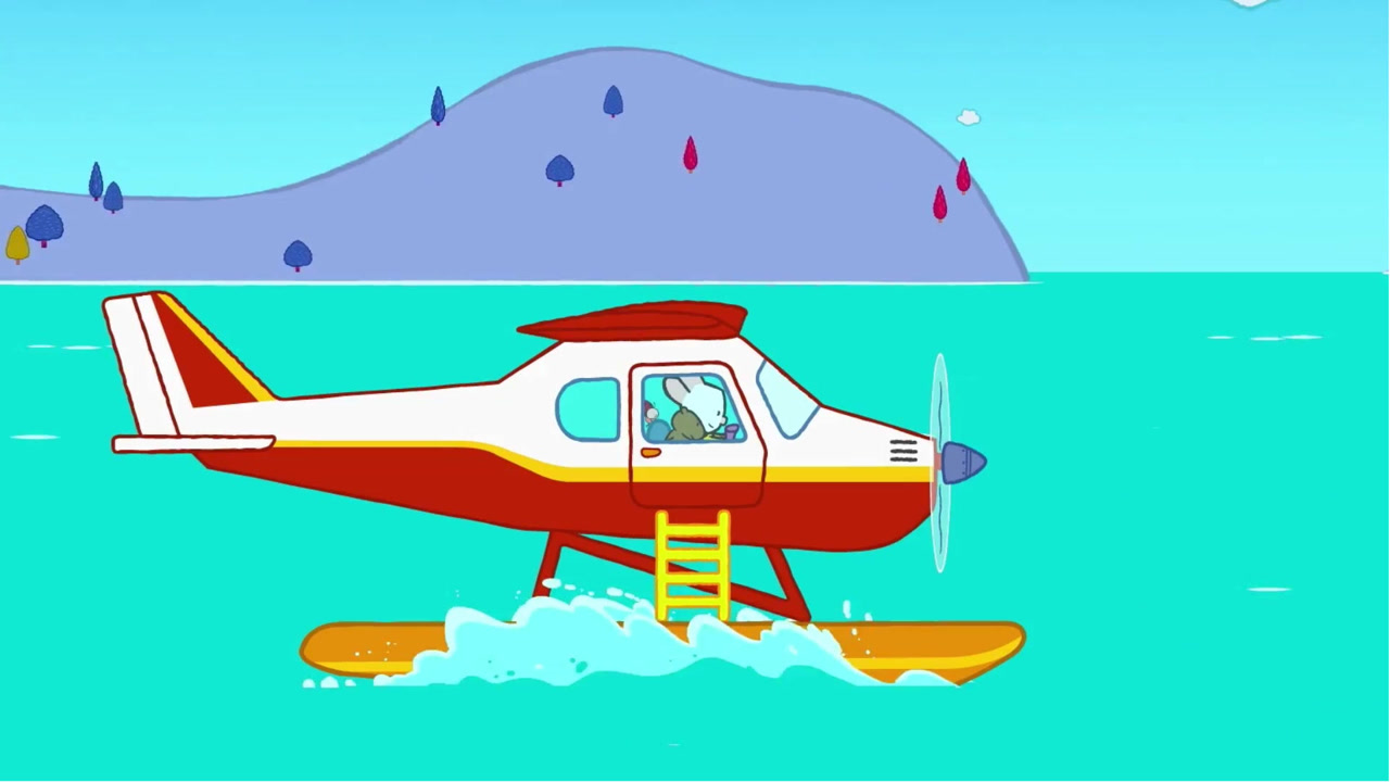 路易搭建水上飞机,帮助新朋友给小鹿夫人送货