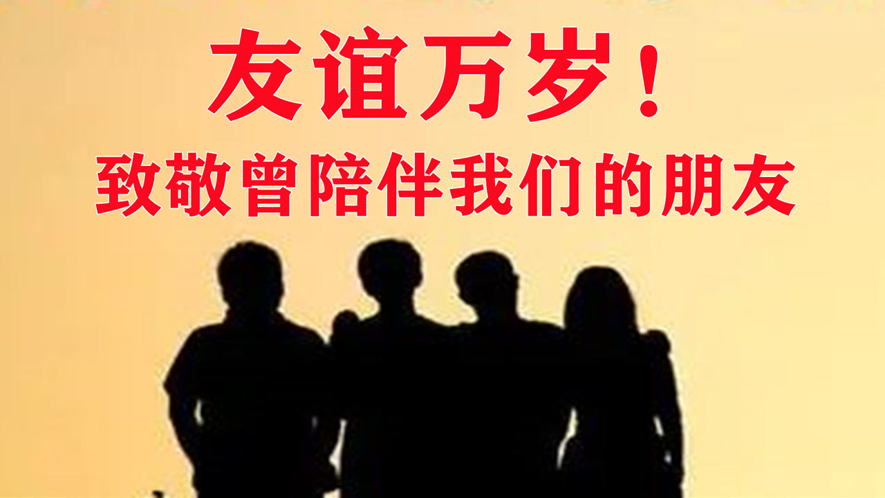 致敬曾经的友谊-《友谊天长地久》