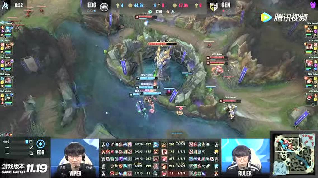Viper圣枪洗礼瞬秒璐璐 Scout维克托追击带走rascal