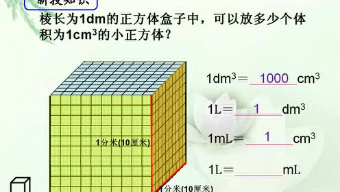 体积单位换算微课 腾讯视频