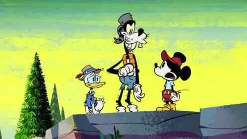 米老鼠:米奇奋不顾身救唐老鸭和高飞