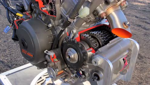 ktm lc8发动机展示,内部真震撼了