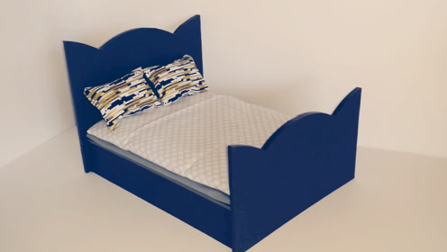 精致的迷你床制作!