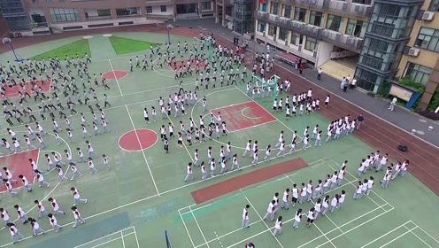 杭州市文晖中学大课间