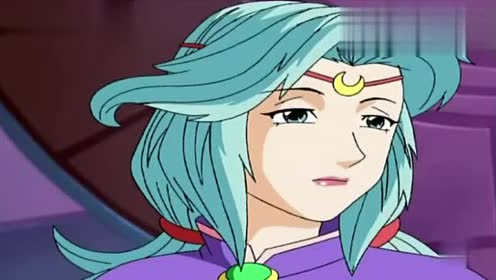 《神兵小将》把天晶双剑合璧,玉燕和问雅同时使出净化力量