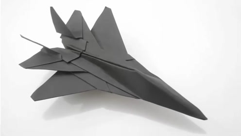 用纸折苏-35战斗机,很酷哦!